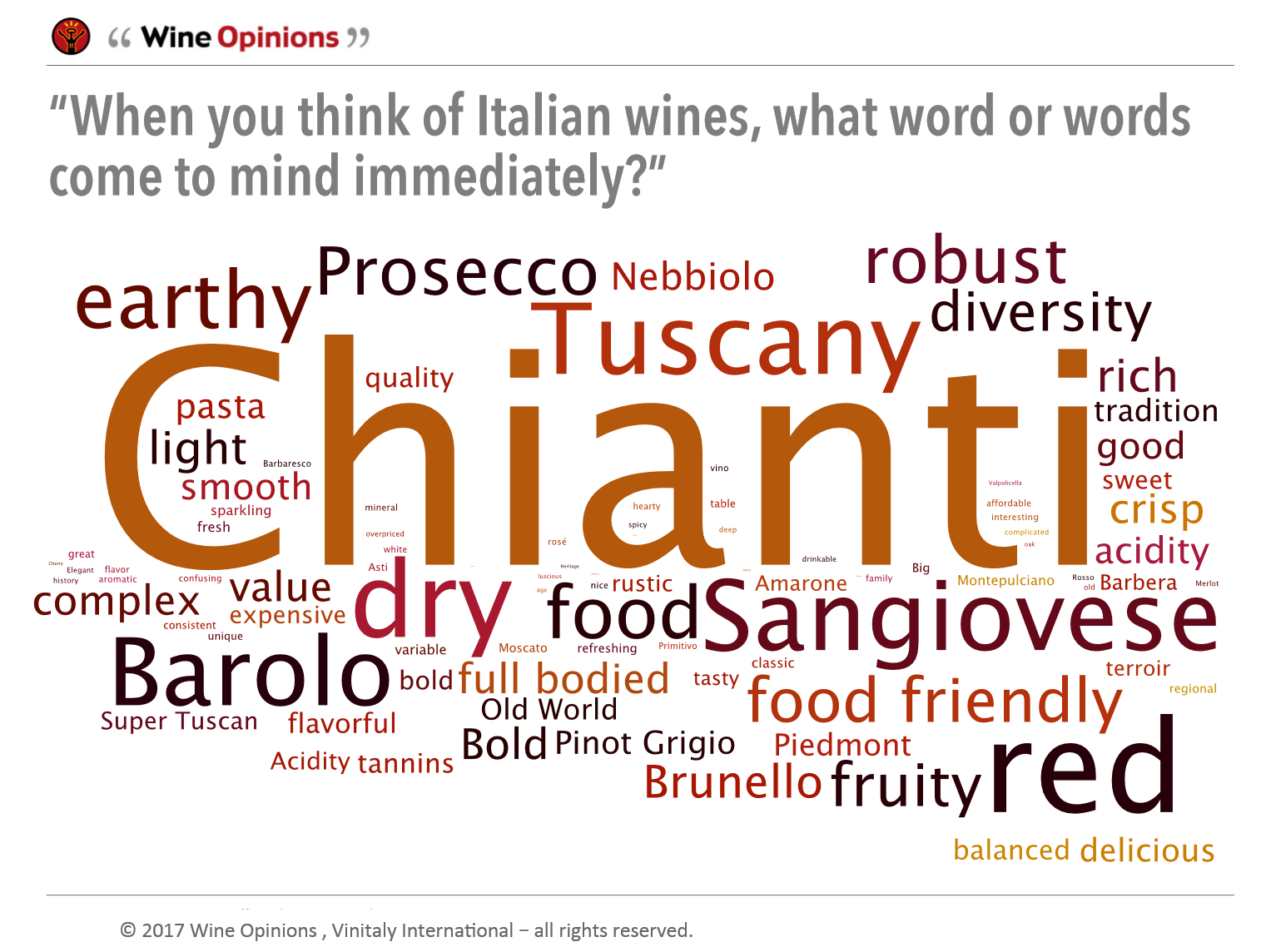 Wine opinions vinitaly international survey slide